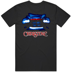 Christine Horror Movie Car Stephen King Graphic Black Tee Unisex Film Merch T Shirt