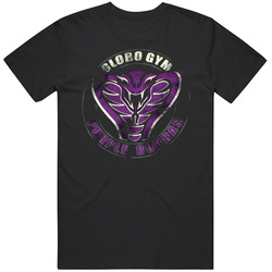 Globo Gym Dodgeball Team Movie Logo Graphic Black Tee Unisex Film Merch T Shirt