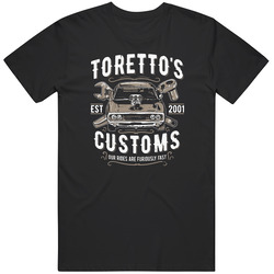 Fast And Furious T-shirt Toretto Tee Car Graphic Black Tee Unisex Film Merch T Shirt