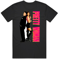 Pretty Woman Movie Graphic Black Tee Unisex Film Merch T Shirt