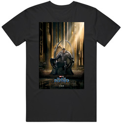 The Black Panther  Marvel Hero Movie Graphic Black Tee Unisex Film Merch T Shirt