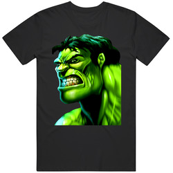 Men Hulk T-Shirt, Angry Hulk, Regular Shirt, 100% Cotton Best quality Graphic Black Tee Unisex Film Merch T Shirt