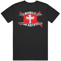 Mobile Infantry  Starship Troopers Graphic Black Tee Unisex Film Merch T Shirt