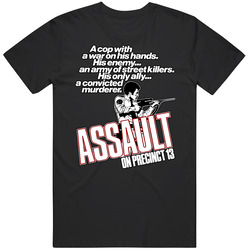 Assault On Precinct 13 Movie Brand New Classic Black Graphic Black Tee Unisex Film Merch T Shirt