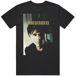 Eddie And The Cruisers 80s Movie Graphic Black Tee Unisex Film Merch T Shirt