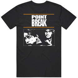 Point Break Movie Keanu Reeves Graphic Black Tee Unisex Film Merch T Shirt