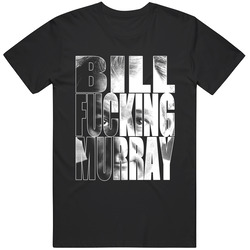 Bill Murray Graphic Black Tee Unisex Film Merch T Shirt