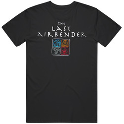 The Last Airbender Avatar Movie Tv Show Graphic Black Tee Unisex Film Merch T Shirt