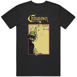 Chinatown Retro Movie Jack Nicholson Faye Dunaway Graphic Black Tee Unisex Film Merch T Shirt