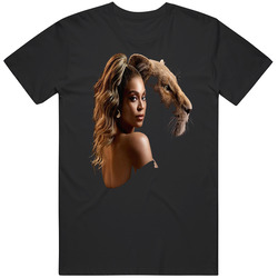 Beyonce Nala Lion King 2019 Movie  Unisex Graphic Black Tee Unisex Film Merch T Shirt