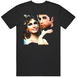 Grease Movie Graphic Black Tee Unisex Film Merch T Shirt