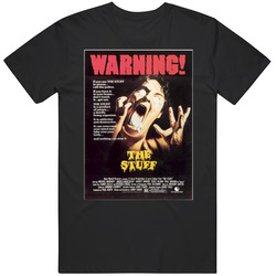 The Stuff 80s Cult Classic Horror Movie Graphic Black Tee Unisex Film Merch T Shirt
