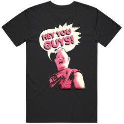 Goonies Hey You Guys Graphic Black Tee Unisex Film Merch T Shirt