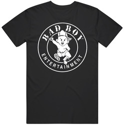 Bad Boy Record Label Graphic Black Tee Unisex Film Merch T Shirt