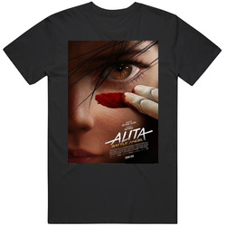 Alita Battle Angel Live Action Manga Anime Movie Graphic Black Tee Unisex Film Merch T Shirt