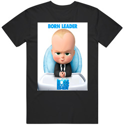 Boss Baby Movie Graphic Black Tee Unisex Film Merch T Shirt