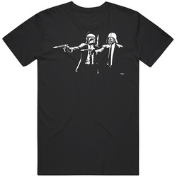 Star Wars Pulp Fiction Funny Movie Retro Graphic Black Tee Unisex Film Merch T Shirt