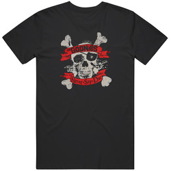 Goonies Never Say Die Skull 80's Movie Graphic Black Tee Unisex Film Merch T Shirt