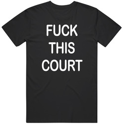 Fuck This Court Funny The People Vs Larry Flynt Popular Movie Graphic Black Tee Unisex Film Merch T Shirt