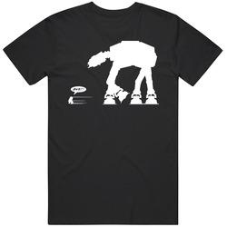 Run R2 Run Funny Star Wars Graphic Black Tee Unisex Film Merch T Shirt