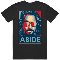 The big lebowsky t-shirt the dude abides tee Graphic Black Tee Unisex Film Merch T Shirt