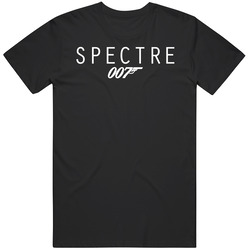 Spectre 007 Graphic Black Tee Unisex Film Merch T Shirt