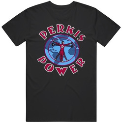 Perkis Power Popular Heavyweights Fun Movie Graphic Black Tee Unisex Film Merch T Shirt