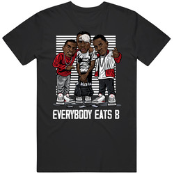 Paid In Full Everybody Eats B Cult Classic Movie Graphic Black Tee Unisex Film Merch T Shirt