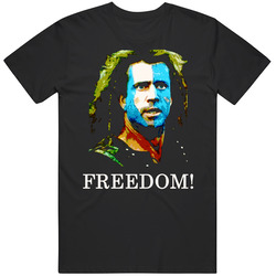 Braveheart Movie Graphic Black Tee Unisex Film Merch T Shirt
