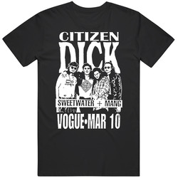 Citizen Dick Singles Movie Graphic Black Tee Unisex Film Merch T Shirt