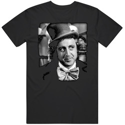 Gene Wilder Movie Shot Graphic Black Tee Unisex Film Merch T Shirt