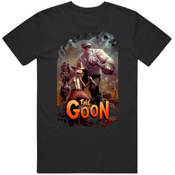 The Goon Comic Graphic Black Tee Unisex Film Merch T Shirt