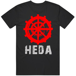 The 100 Heda Graphic Black Tee Unisex Film Merch T Shirt
