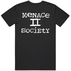 Menace Ii Society Movie Graphic Black Tee Unisex Film Merch T Shirt