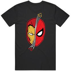 Home Coming Iron Spid Graphic Black Tee Unisex Film Merch T Shirt