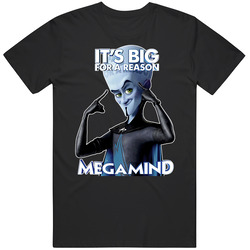 Megamind Animated Movie 2011 Graphic Black Tee Unisex Film Merch T Shirt