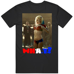 Harley Quinn Margot Robbie Comic Book Movie Suicide Squad Graphic Black Tee Unisex Film Merch T Shirt