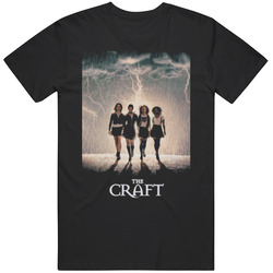 Cult Classic Movie The Craft 1996 Film Witches Fan Graphic Black Tee Unisex Film Merch T Shirt