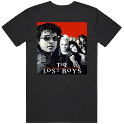 The Lost Boys 80s Horror Classic Movie Graphic Black Tee Unisex Film Merch T Shirt