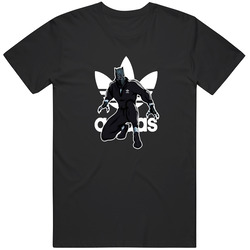 Cool Black Panther Logo Mashup Superhero Graphic Black Tee Unisex Film Merch T Shirt