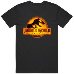 Jurassic World 3 Dominion Park 2022 New Movie Poster Dinosaur Life Found A Way Logo Graphic Black Tee Unisex Film Merch T Shirt