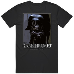 Spaceballs Dark Helmet Quote Classic Graphic Black Tee Unisex Film Merch T Shirt