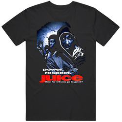 Juice Movie Graphic Black Tee Unisex Film Merch T Shirt