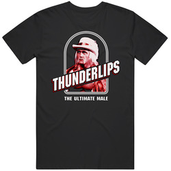 Rocky 3 Retro Thunderlips Graphic Black Tee Unisex Film Merch T Shirt