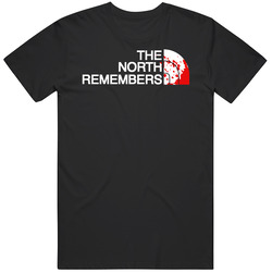 The North Remembers Game Of Thrones Got Jon Snow King Logo Parody Classic Television TV Show T Shirt The North Remembers Game Of Thrones Got Jon Snow King Logo Parody Classic Television TV Show T Shirt