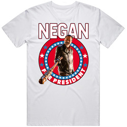 Negan The Walking Dead For President Tv Show Villain Fan Classic Television TV Show T Shirt