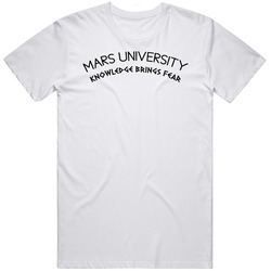Mars University Fictional College Futurama Tv Show Fan Classic Television TV Show T Shirt
