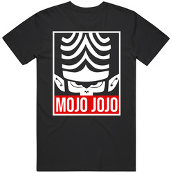 Mojo Jojo Face Poster Powerpuff Girls Retro Cartoon Villain Classic Television TV Show T Shirt