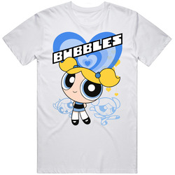 Powerpuff Girls Bubbles Retro Cartoon Tv Show Fan Classic Television TV Show T Shirt