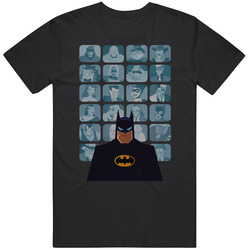 Batman Animated Series Characters Classic Television TV Show T Shirt